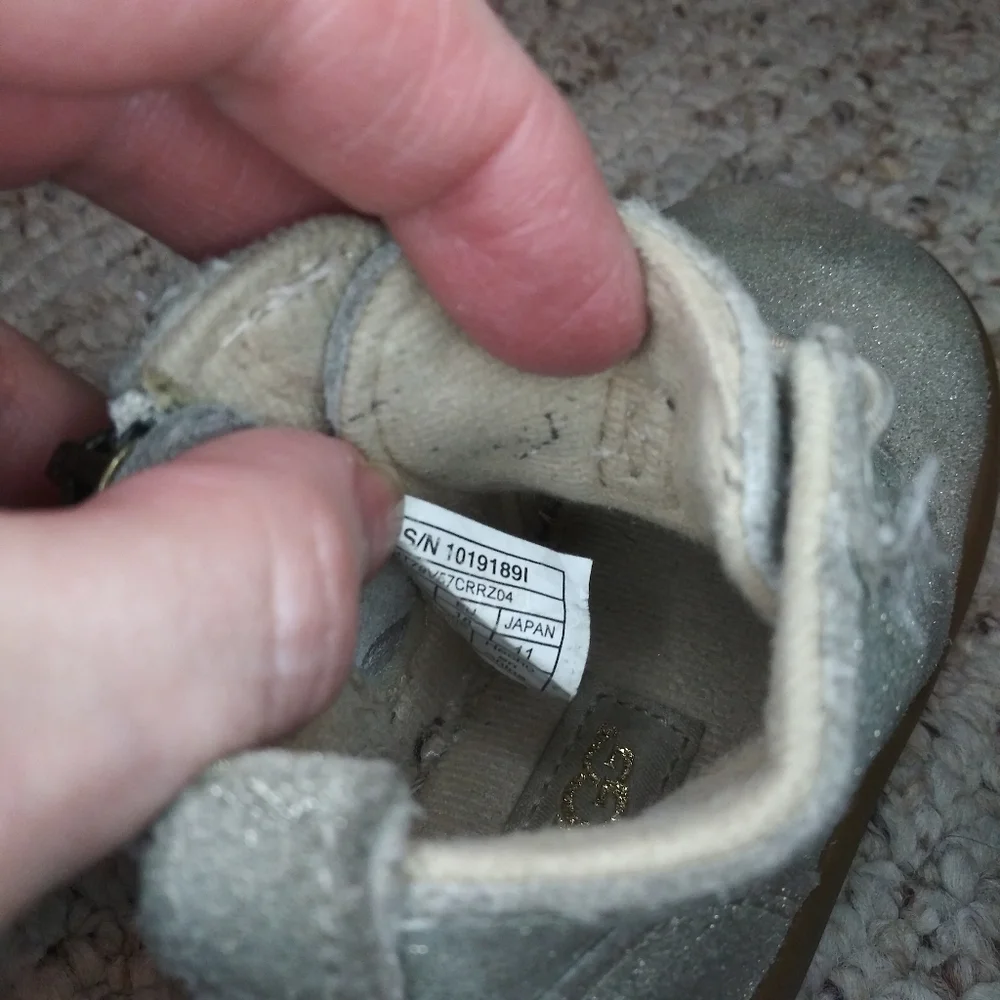 UGG Kristjan Toddler Distressed Metallic Suede Chukka Boots